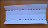 Fold the top and bottom edges to the center crease you just made.