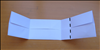 Fold the right edge to the crease on the left that you just made.