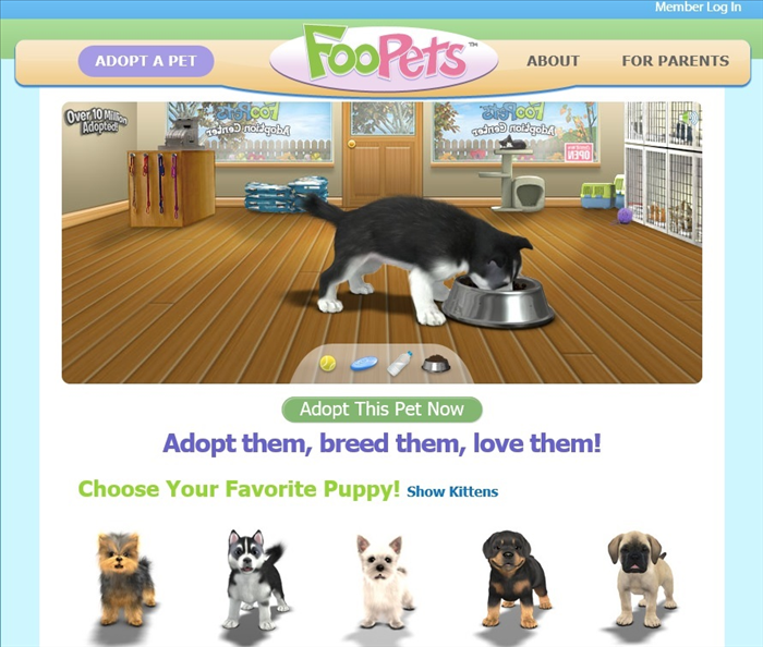 Where to adopt a virtual pet for free online