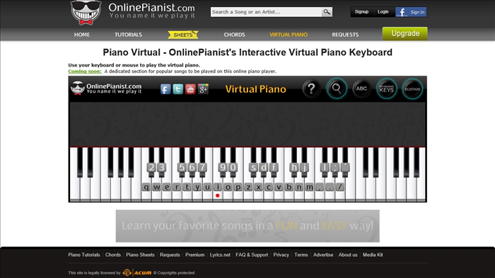 6 Free sites to play virtual piano online