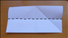 Open up the paper and fold it in half lengthwise.
Unfold