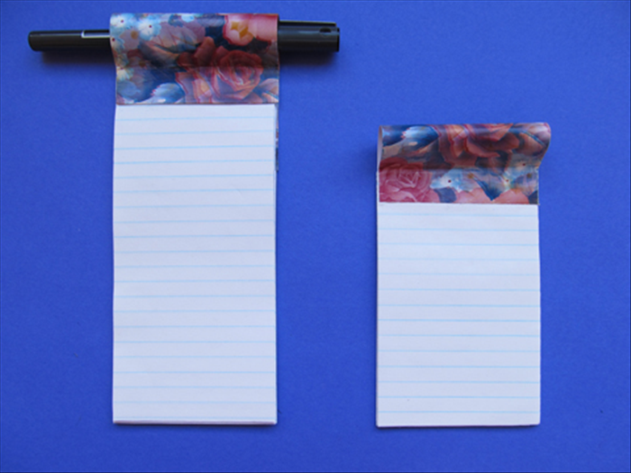 Materials:
Junk mail
Scrap paper
Pen
Ruler
Scissors
Paper glue and white glue
