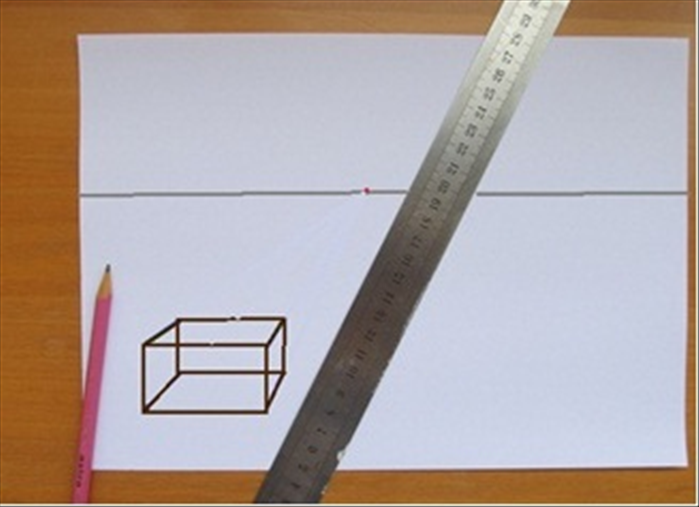 The result is a wire frame for a rectangle