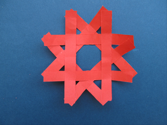 Glue them together and you have an 8 pointed star.

Enjoy!
