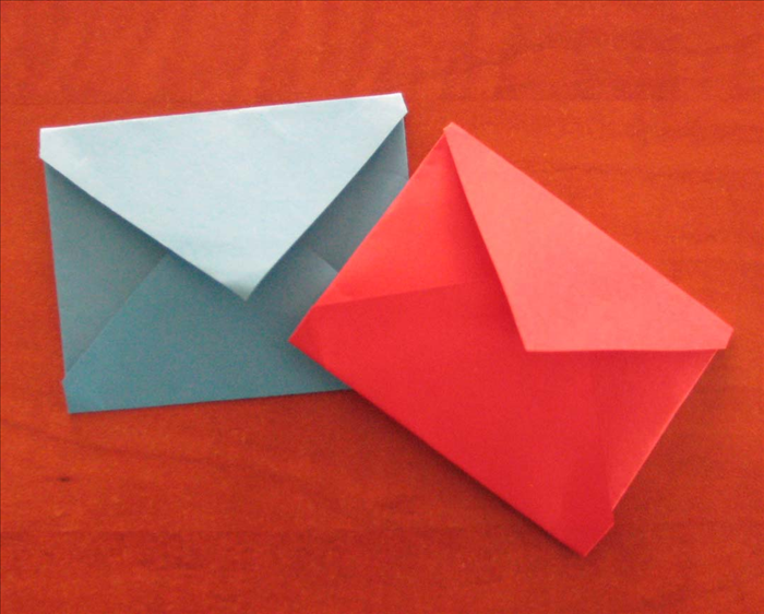 How to fold an origami envelope. Easy origami for children